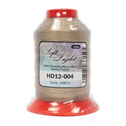 Softlight 1200m Heavy-Duty Sewing Thread  - 004 Beige