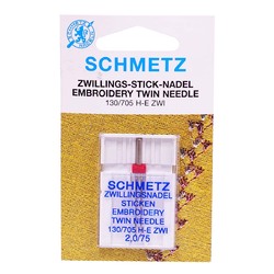 Schmetz Twin Embroidery Needles