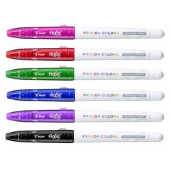 Set of 6 Pilot Colour Frixion Pens